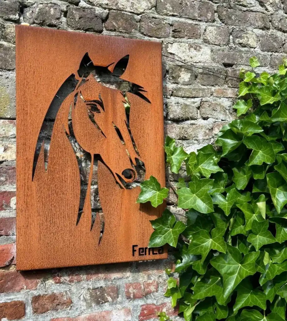 Paard cortenstaal | Vlaeminck Plaatbewerking | Beernem
