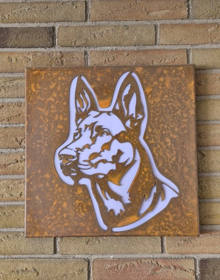 Hond cortenstaal